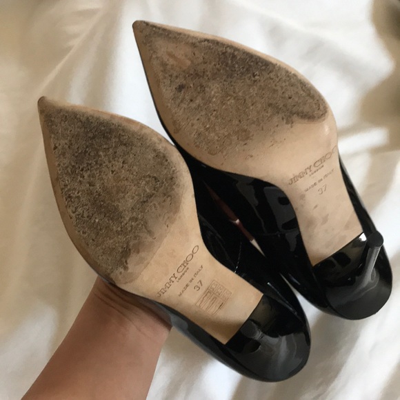 Jimmy Choo Black Patent Anouk - Picture 7 of 8